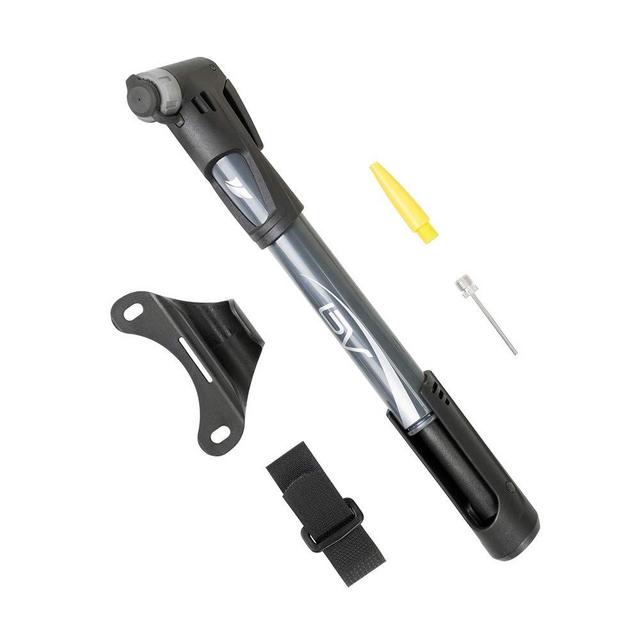 BV Mini Bike Pump Portable Frame Pump, 120PSI High Pressure - Smart Valve Fits Presta Schrader
