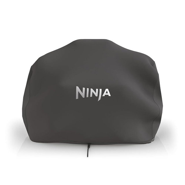Ninja XSKCOVERXL Woodfire Premium Grill Cover Pro, Compatible with OG800 and OG900 Series, UV & Water Resistant, Elastic Drawstring for Snug Fit, Lightweight, Year-Round Protection, 13'' x 24'', Black