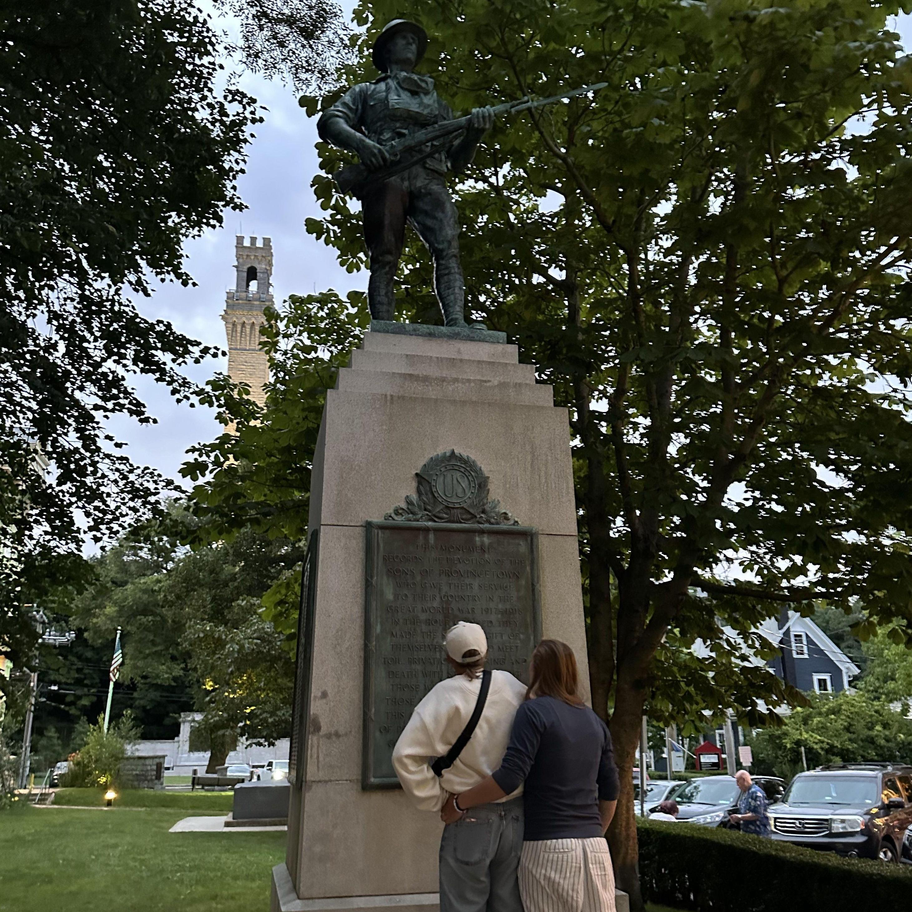 Checking out historical sites in Provincetown, MA. August 2024.