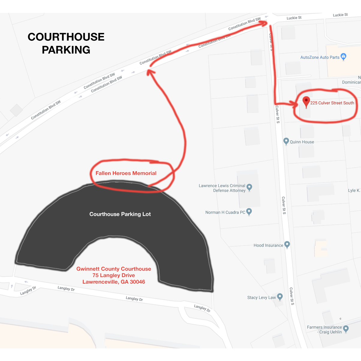 COURTHOUSE PARKING