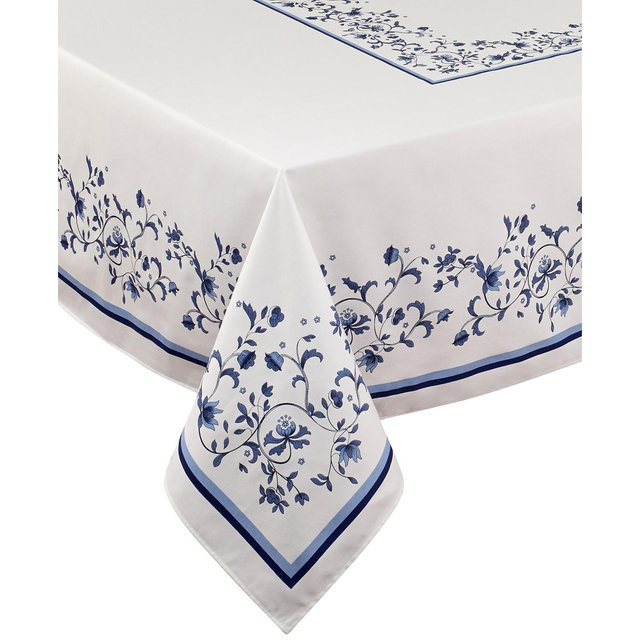 Portmeirion Blue Portofino 60" x 102" Tablecloth