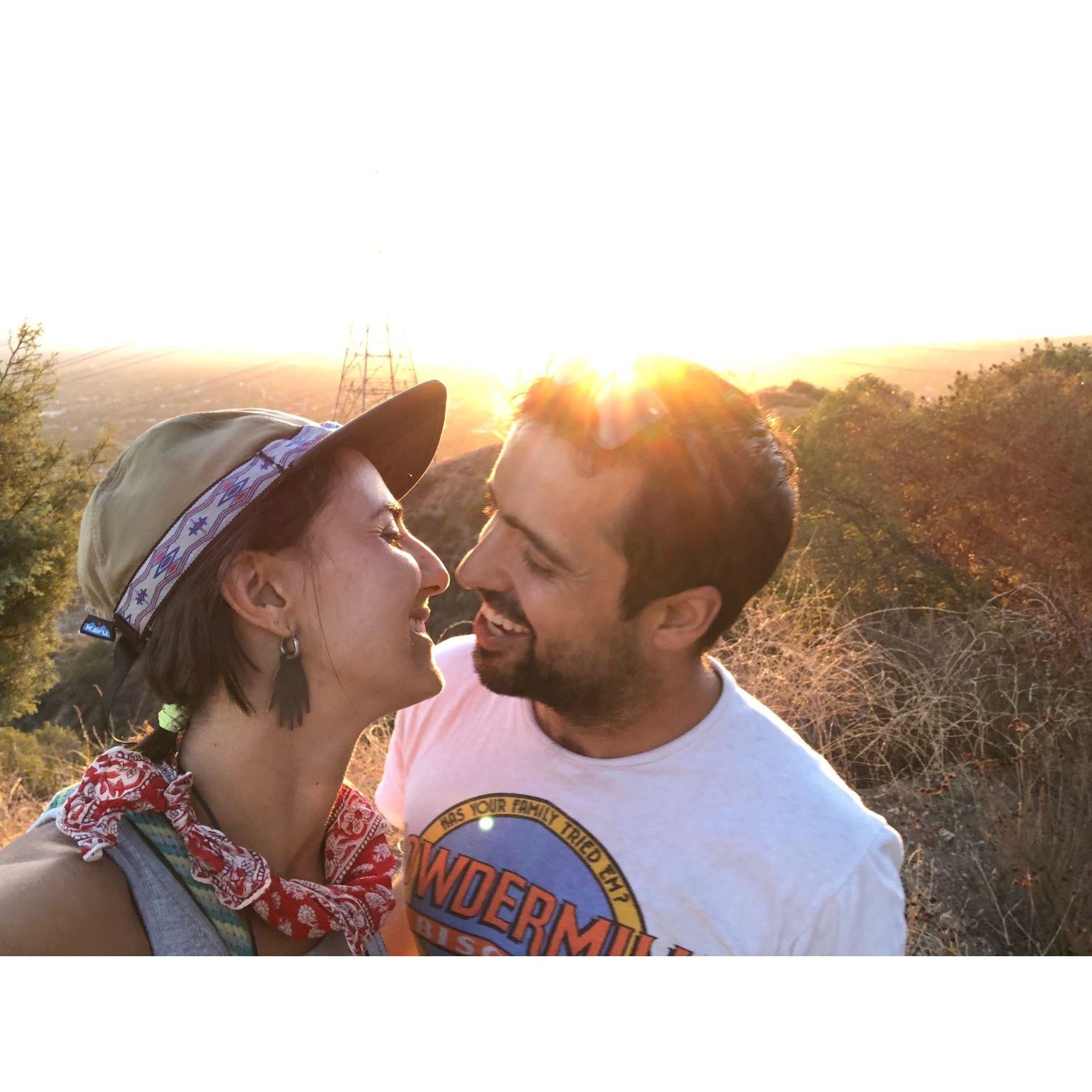 First hike, and first week of Morgan in LA