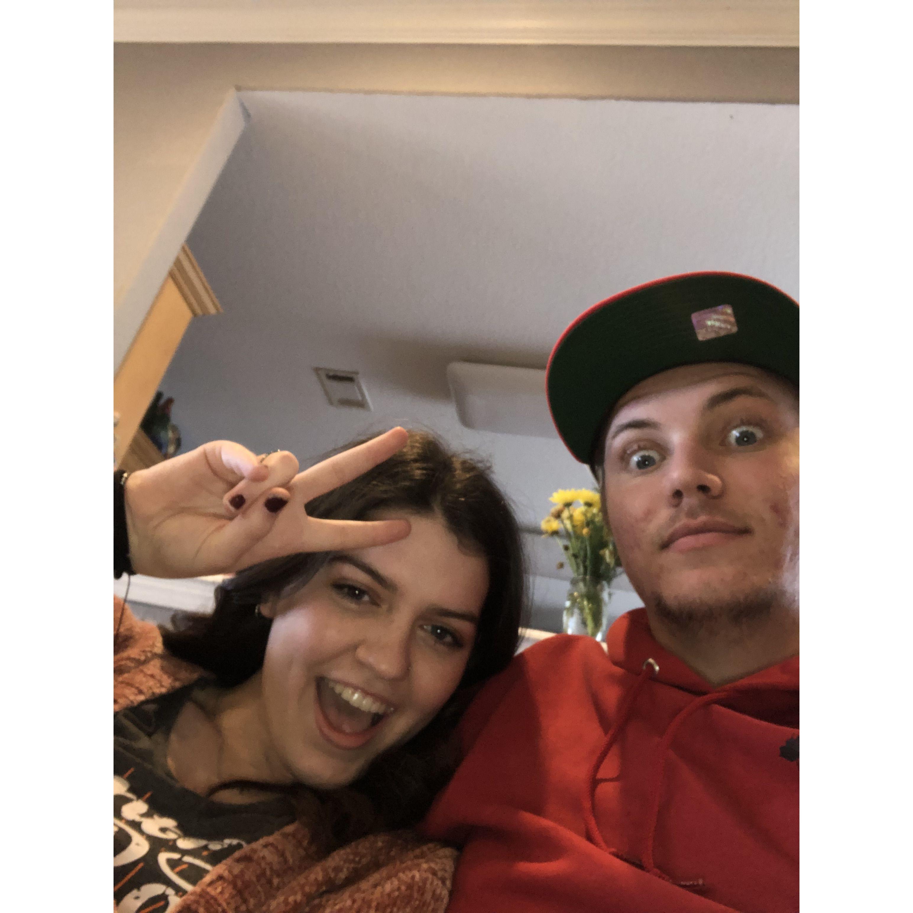 We had just gotten back together and i drove to Fortsmith to meet him for a couple hours