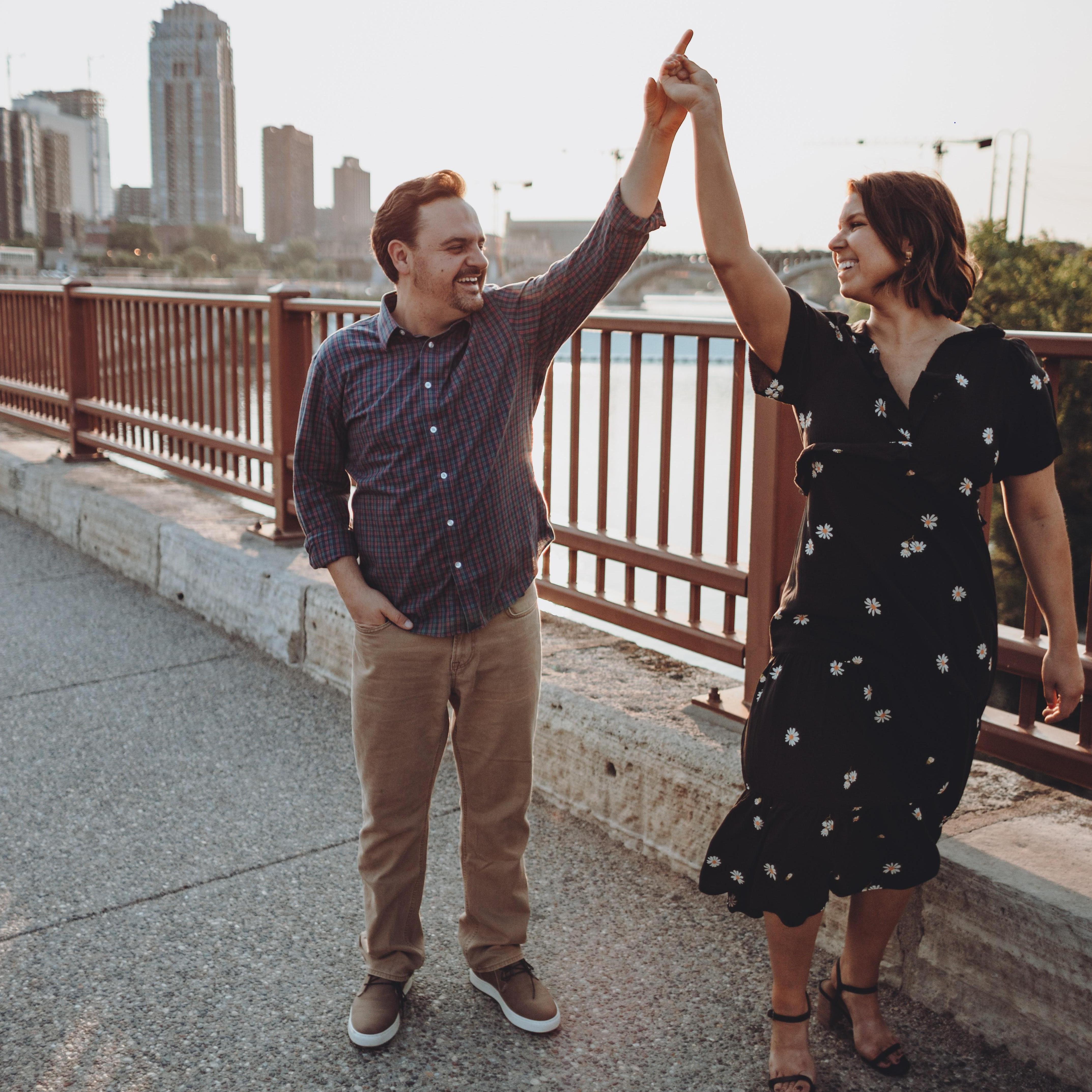 Stone Arch Bridge photoshoot with our photographer, Ross!