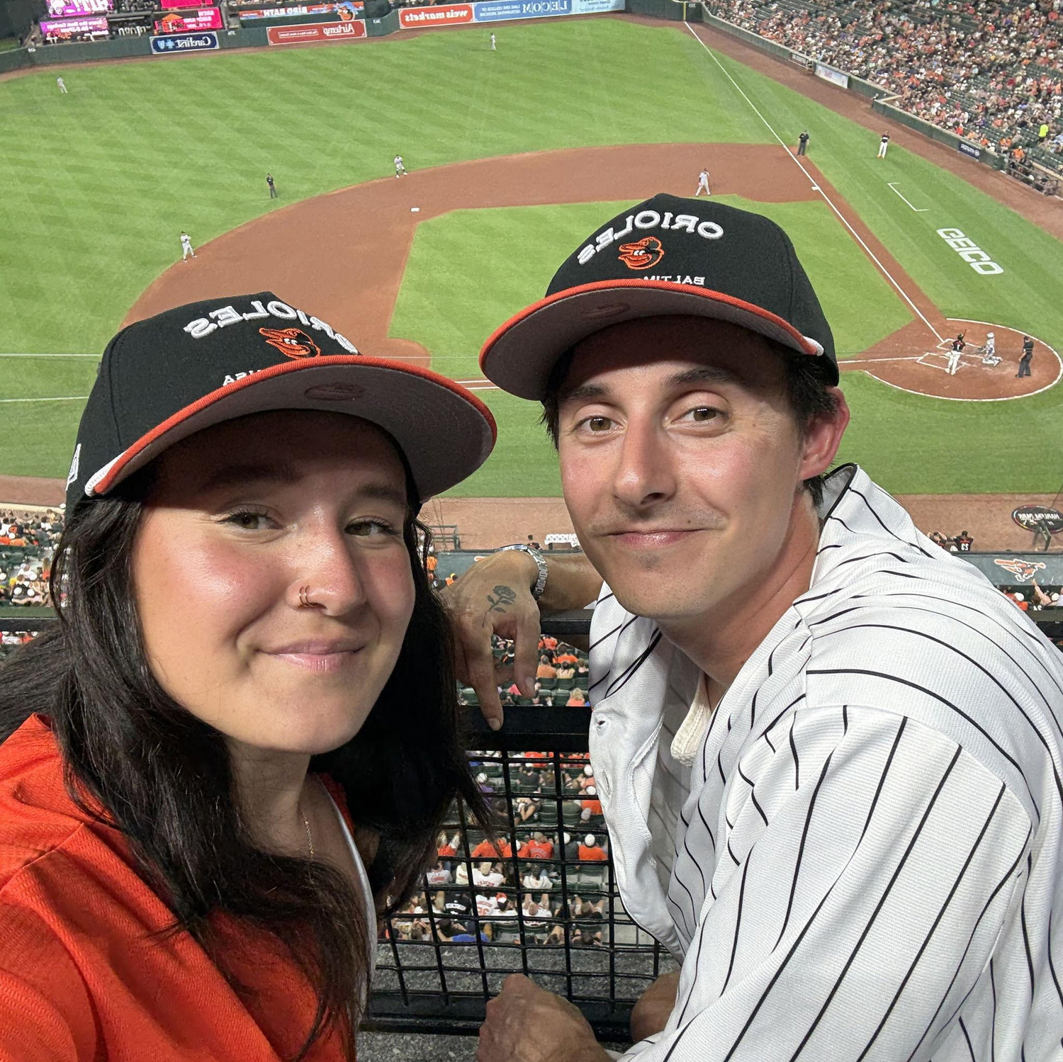 Visiting Jarad's hometown of Laurel, Delaware for the first time and got to go to a Baltimore Orioles game!