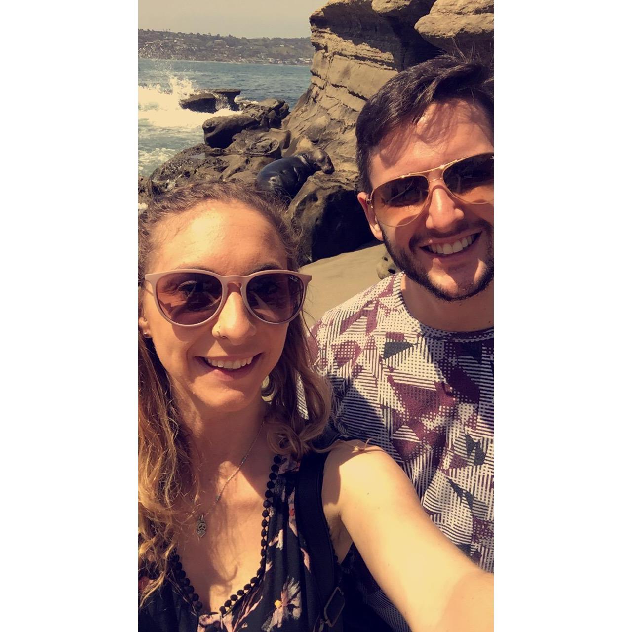We loved visiting the sea lions in La Jolla.