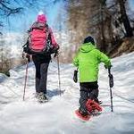 Snowshoeing in Hyalite Canyon
