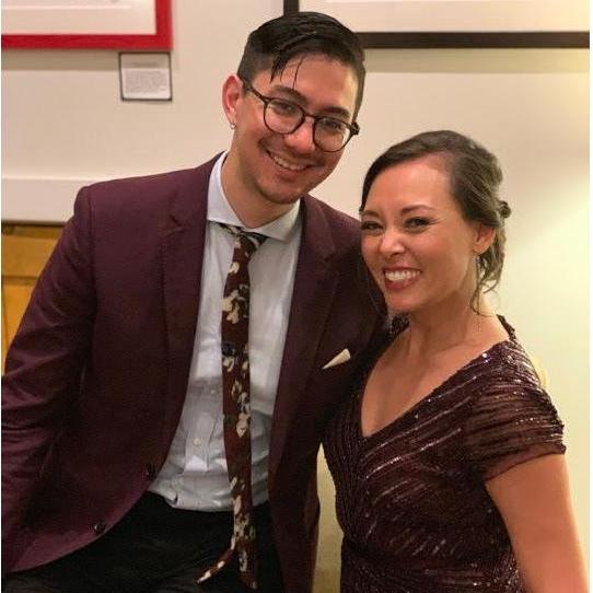 Celebrating Morgan's wedding, 2018