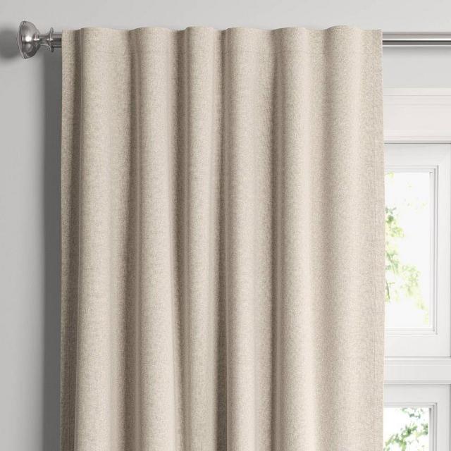 1pc Blackout Aruba Linen Window Curtain Panel - Threshold™