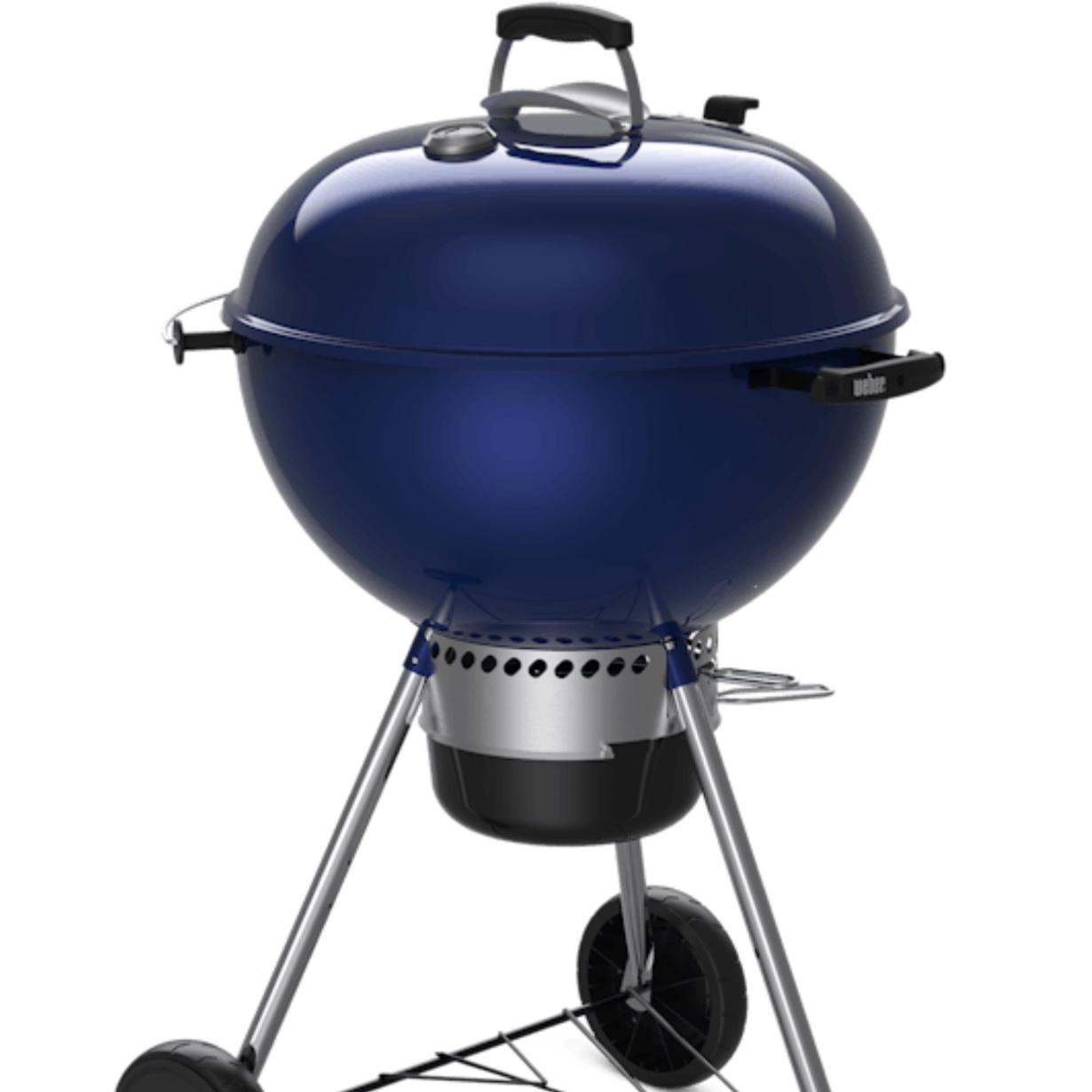 Master Touch 22’: Deep Ocean Blue Charcoal Grill | Weber
