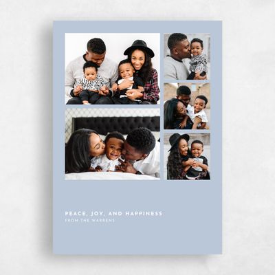 Periwinkle, Blue Holiday Card - Augustine Portrait