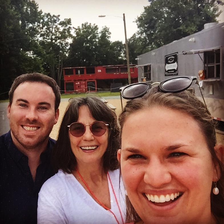 Mike, Ann & Ali  in an impromptu meet up in nowhere, VA