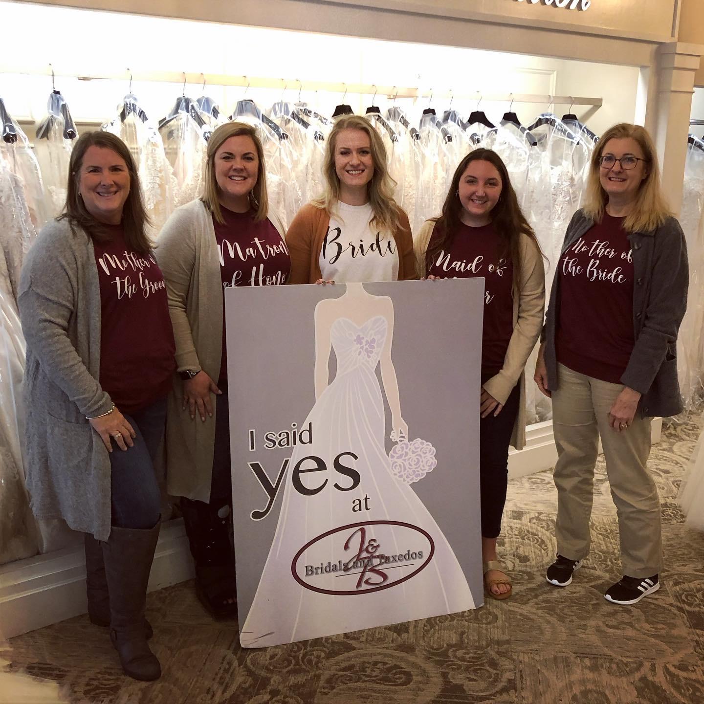 She said yes to the dress!