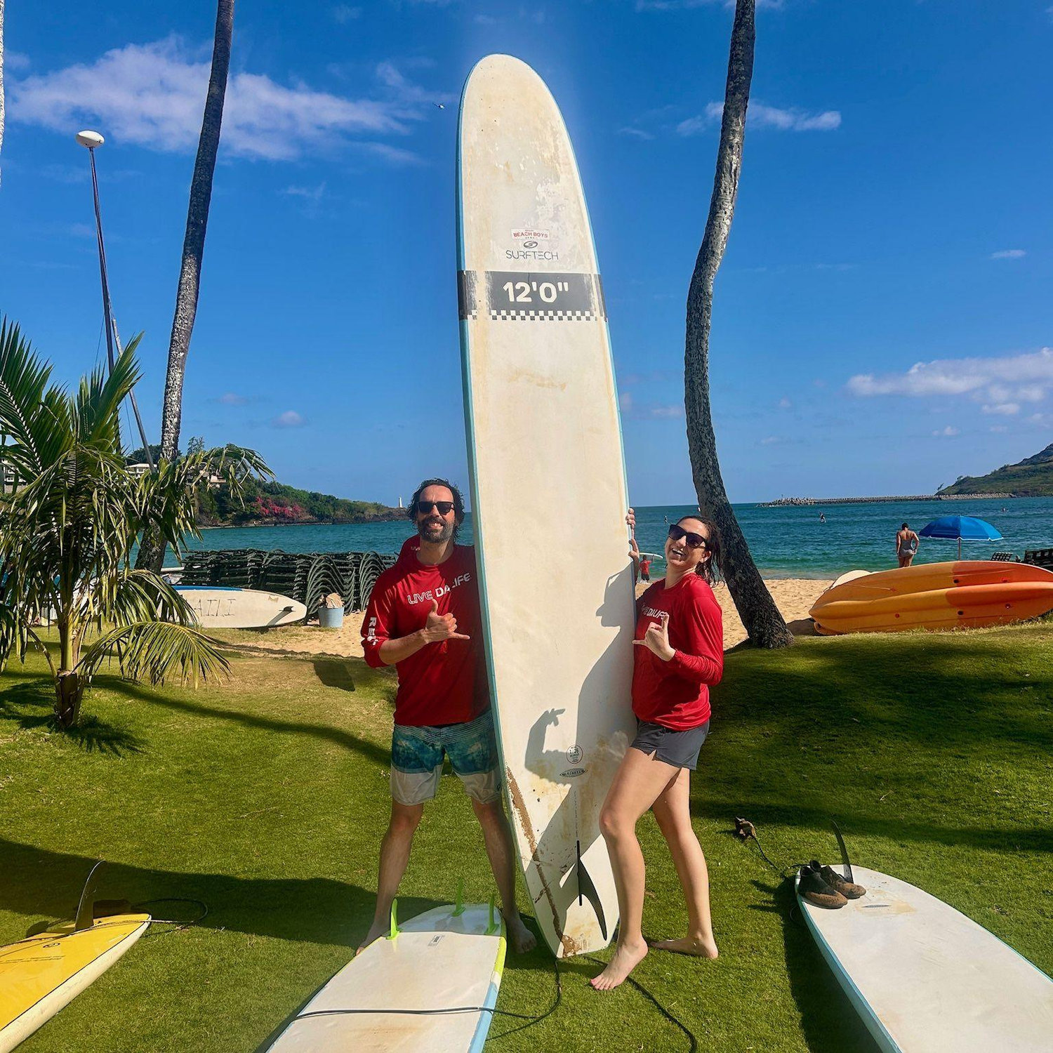 We surfed! (Lihue, HI)