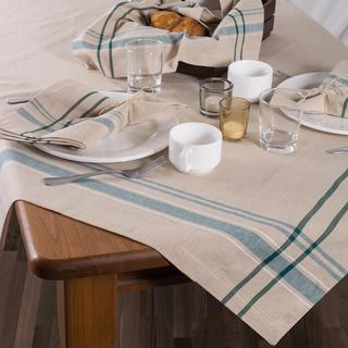 French Double Stripe Tablecloth