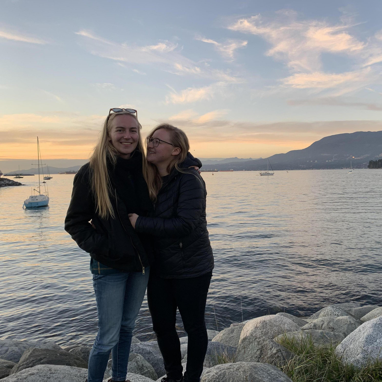 At Kitsilano beach