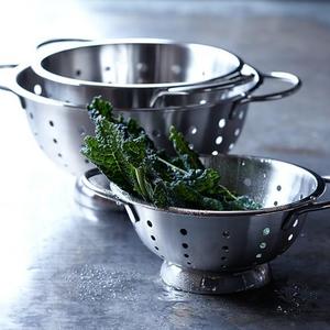 Williams Sonoma Open Kitchen Stainless-Steel Colanders, Set of 3