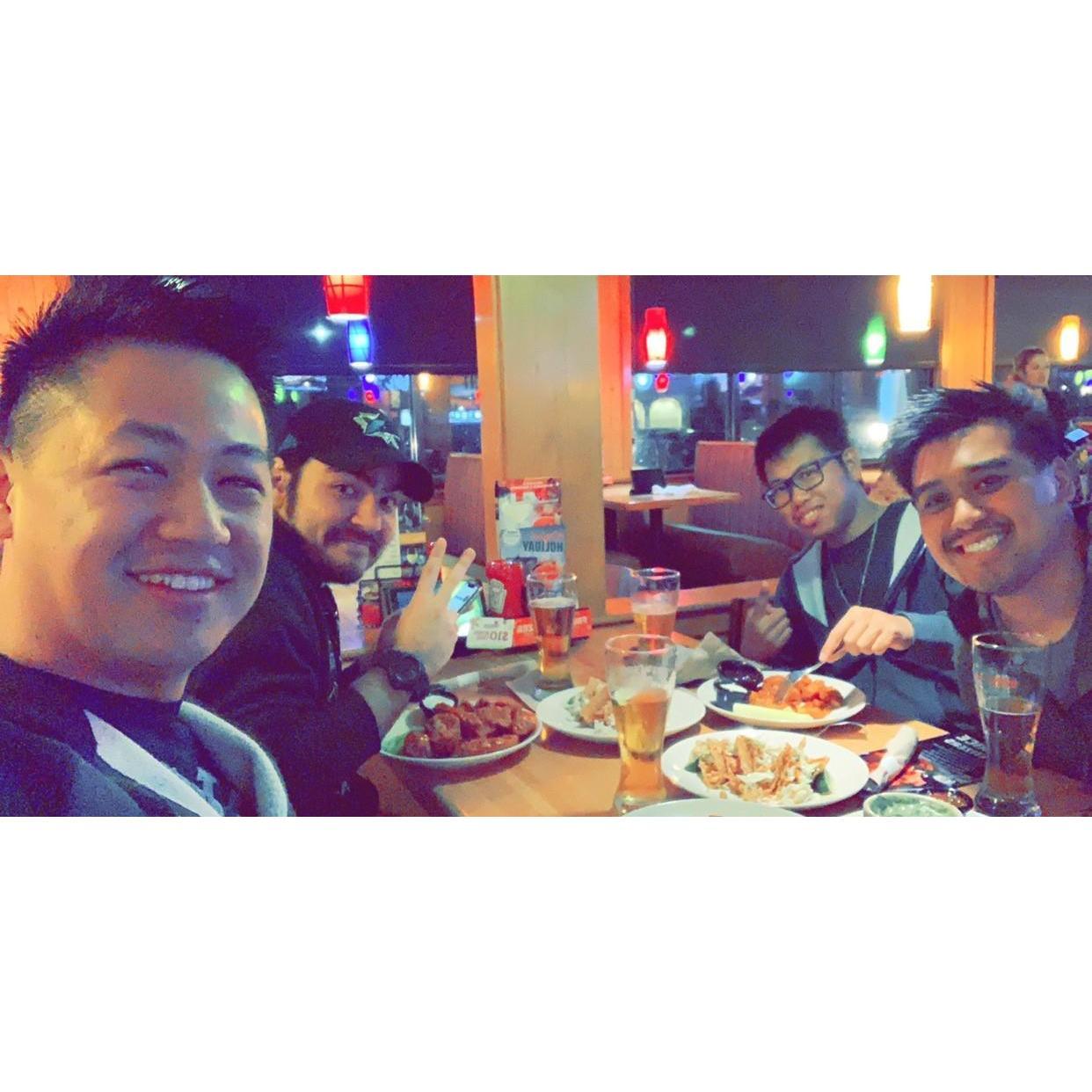 BROmance is REAL! Matt, Ben, Louie, & Darith