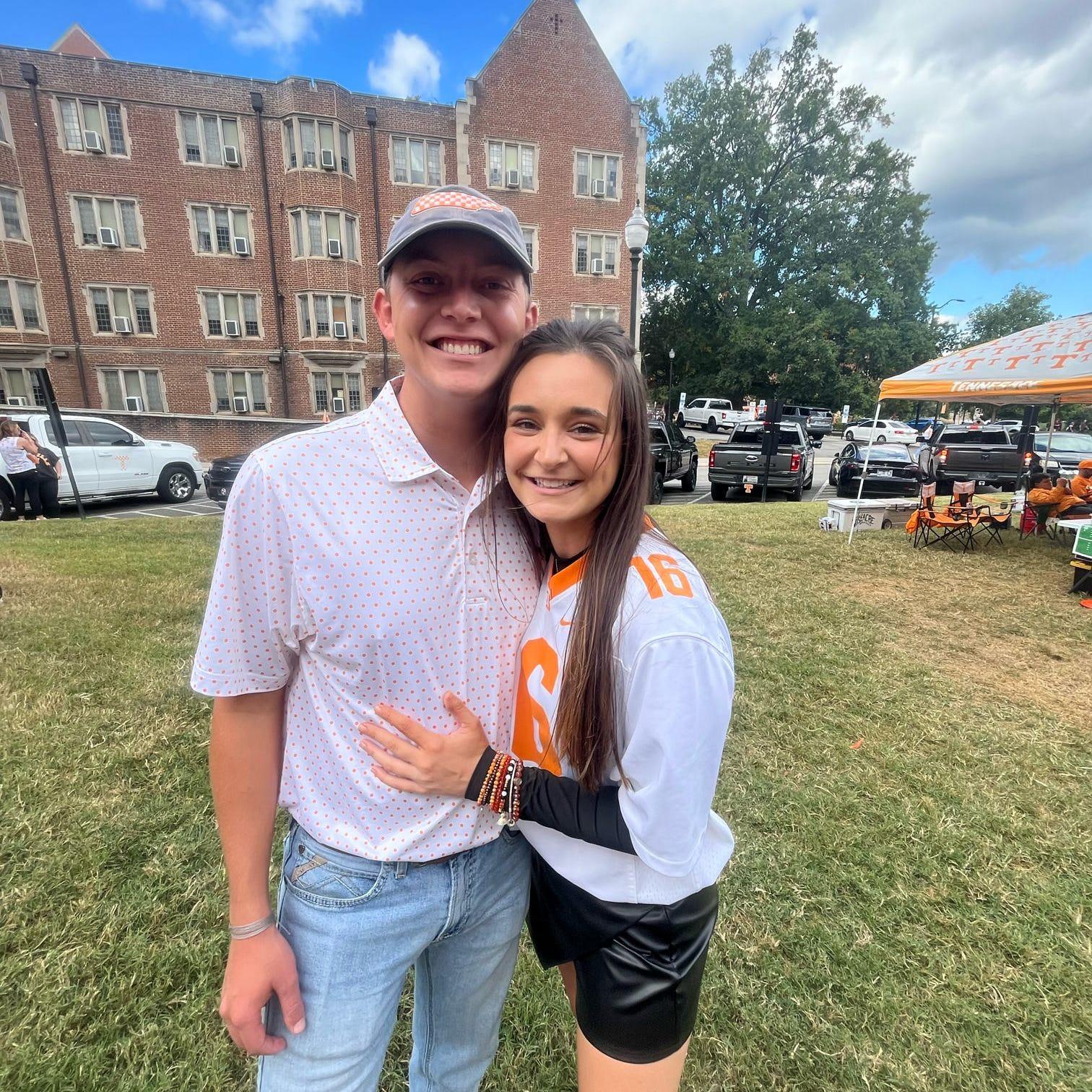 Our first Tennessee game together! We first said I love you at this game!