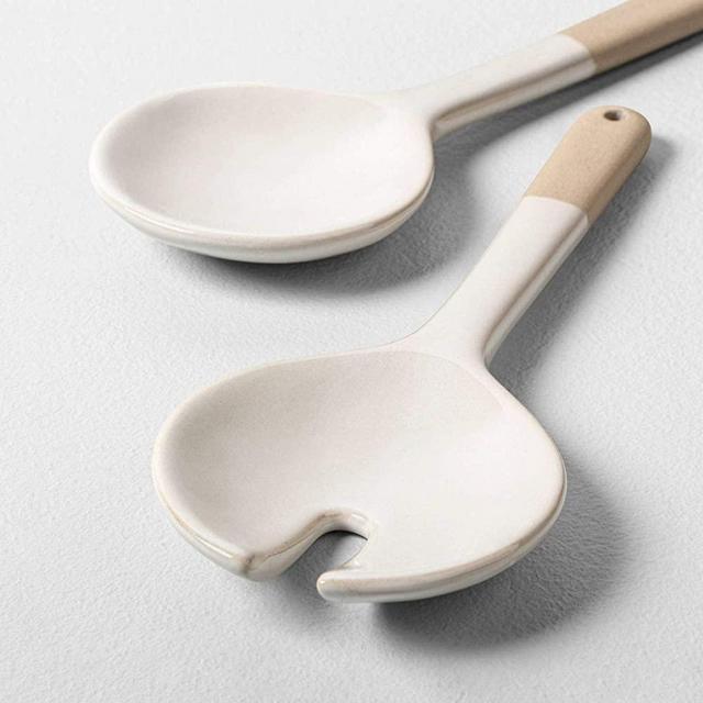 2pc Stoneware Salad Tongs - Hearth & Hand with Magnolia
