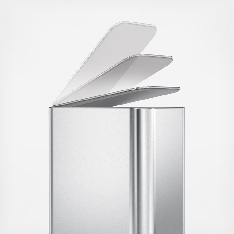 simplehuman, Small Bathroom Trash Can with Lid & Waste Basket | Zola