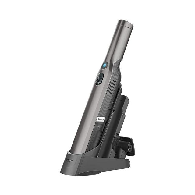 Shark ION W1 Handheld Vacuum, Lightweight at 1.4 Pounds with Powerful Suction, ION Charging Dock, Single Touch Empty and Detachable Dust Cup (WV201) (Renewed)