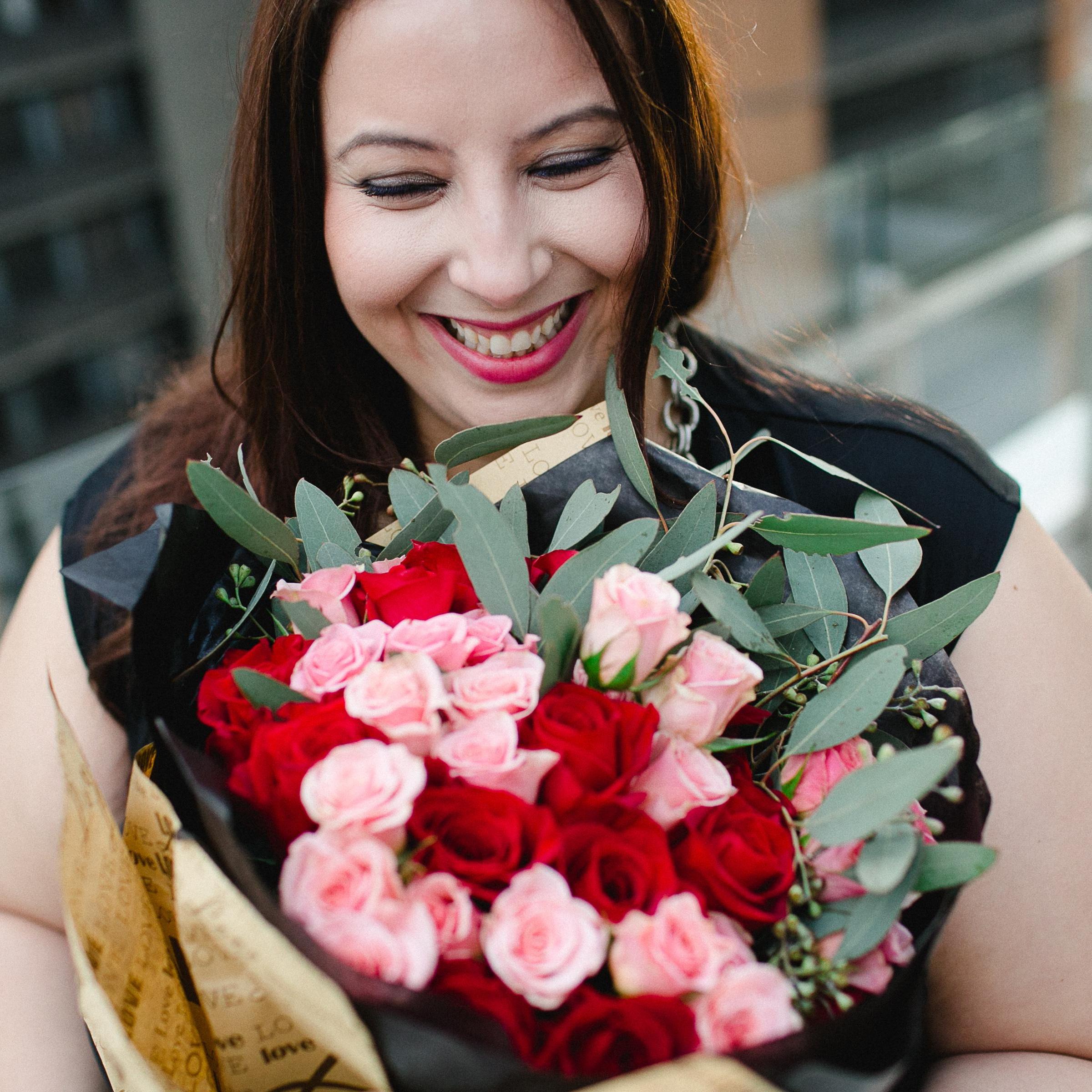 Roses bring a smile to my face