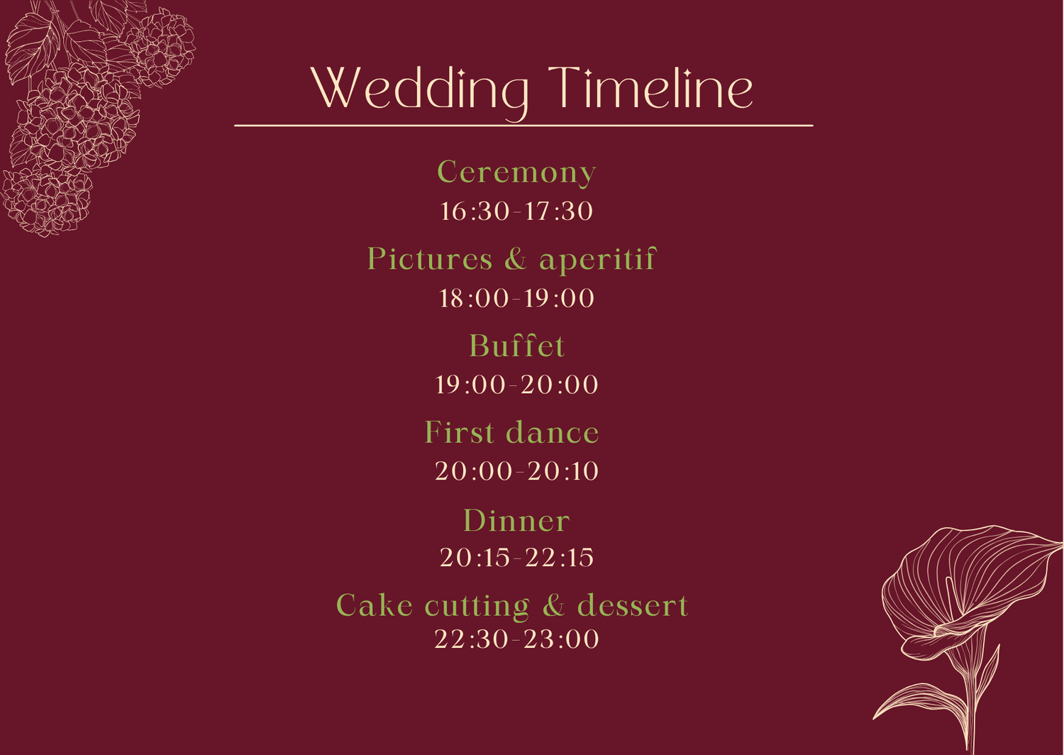 The Wedding Website of Zsófia Olasz and Riccardo Ciavarella