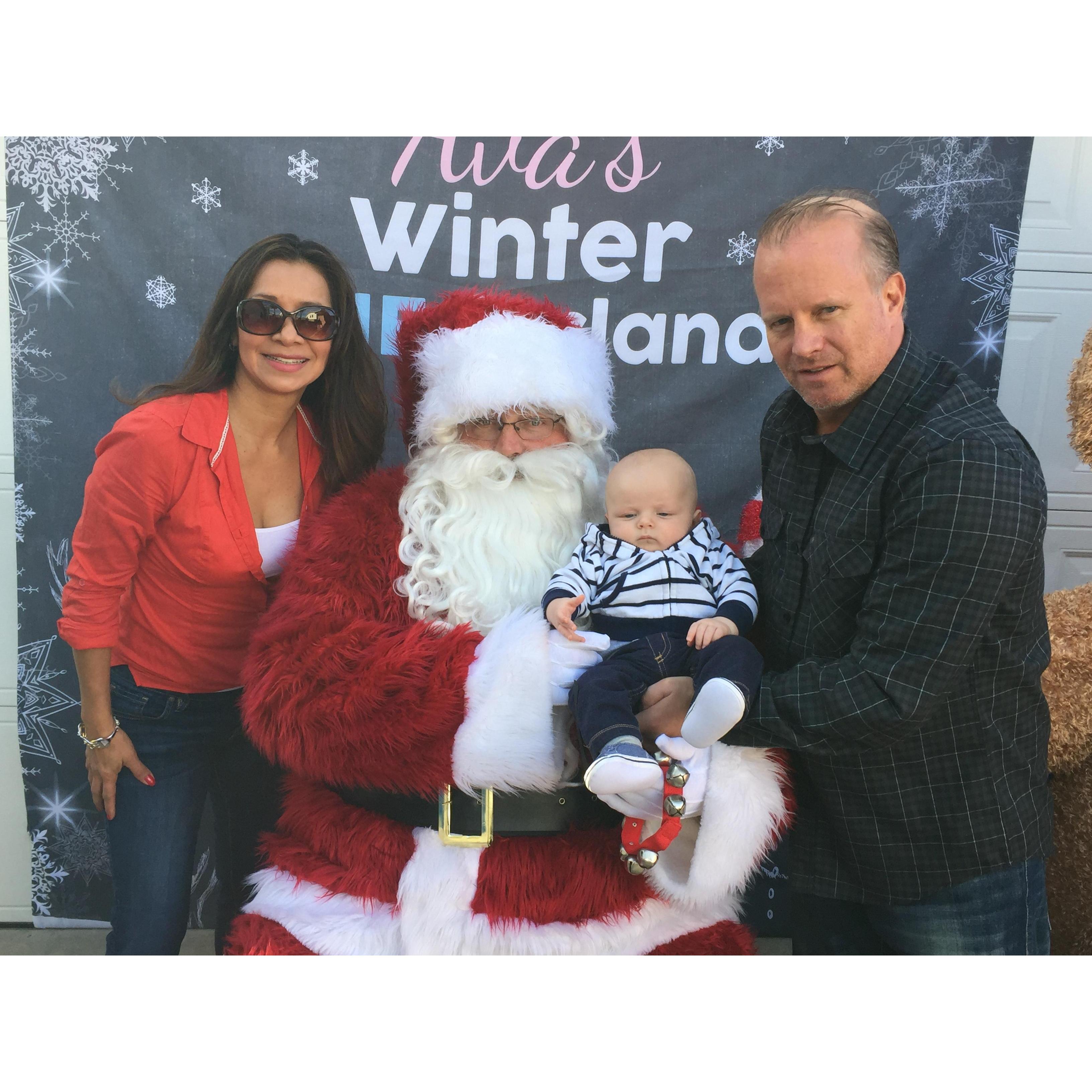 Jake was invited to a Birthday party in December 2017.