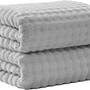 Soft Rib Turkish Cotton Bath Sheet Set
