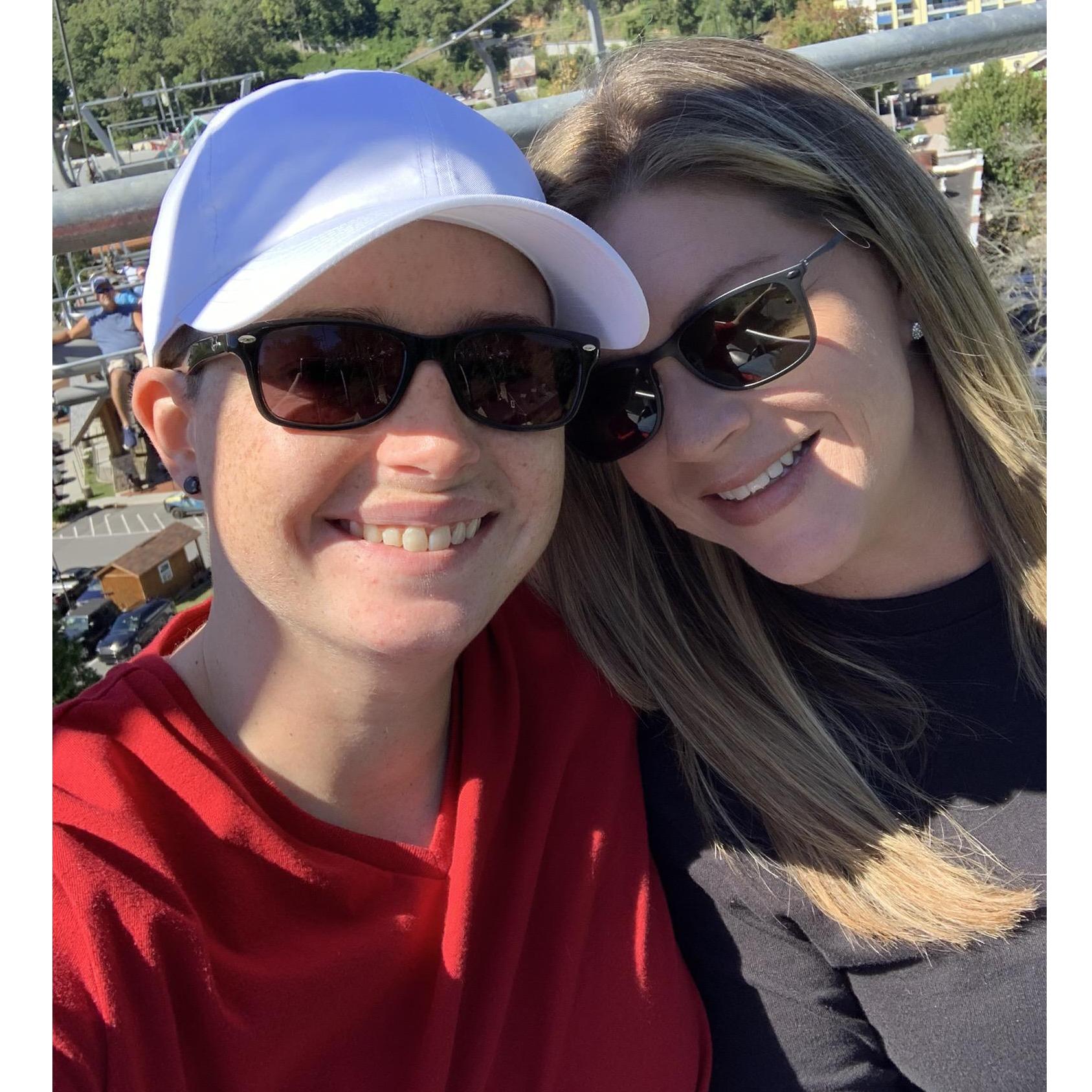 Enjoying our 1st day as an engaged couple!