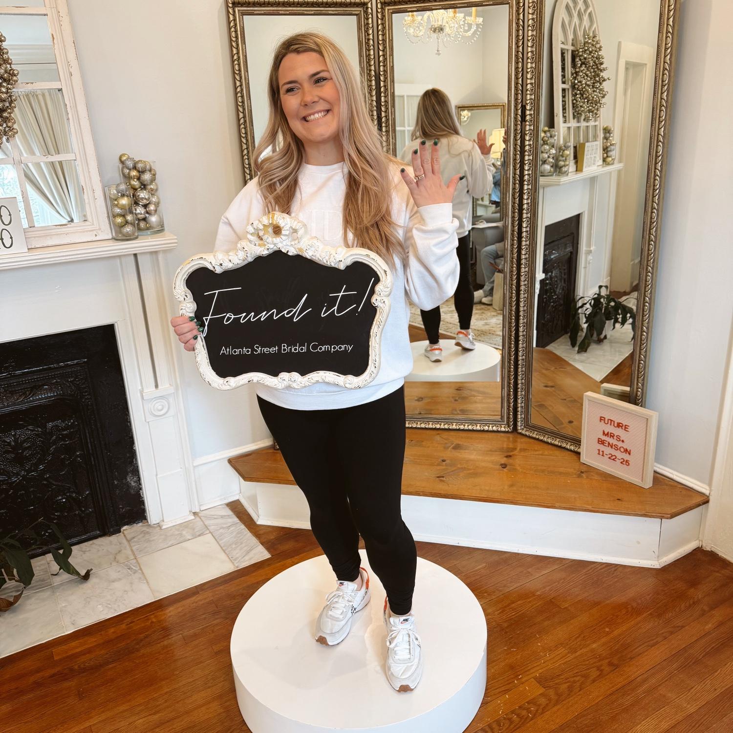 The day I said YES to the dress!