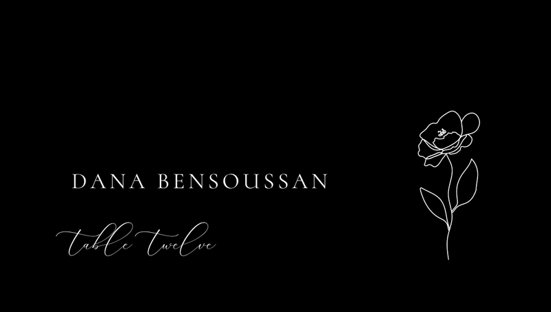 Belencito | Black | Zola Wedding Place Cards