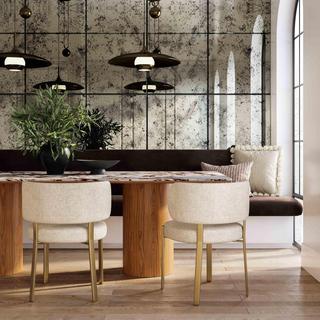 Margaret Performance Linen Dining Chair