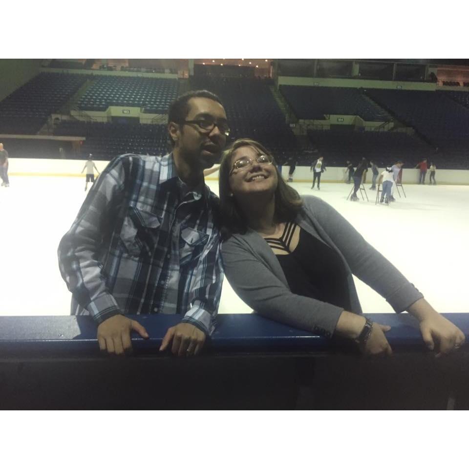 That time we went ice skating (and he accidentally punched a girl in the face :o )