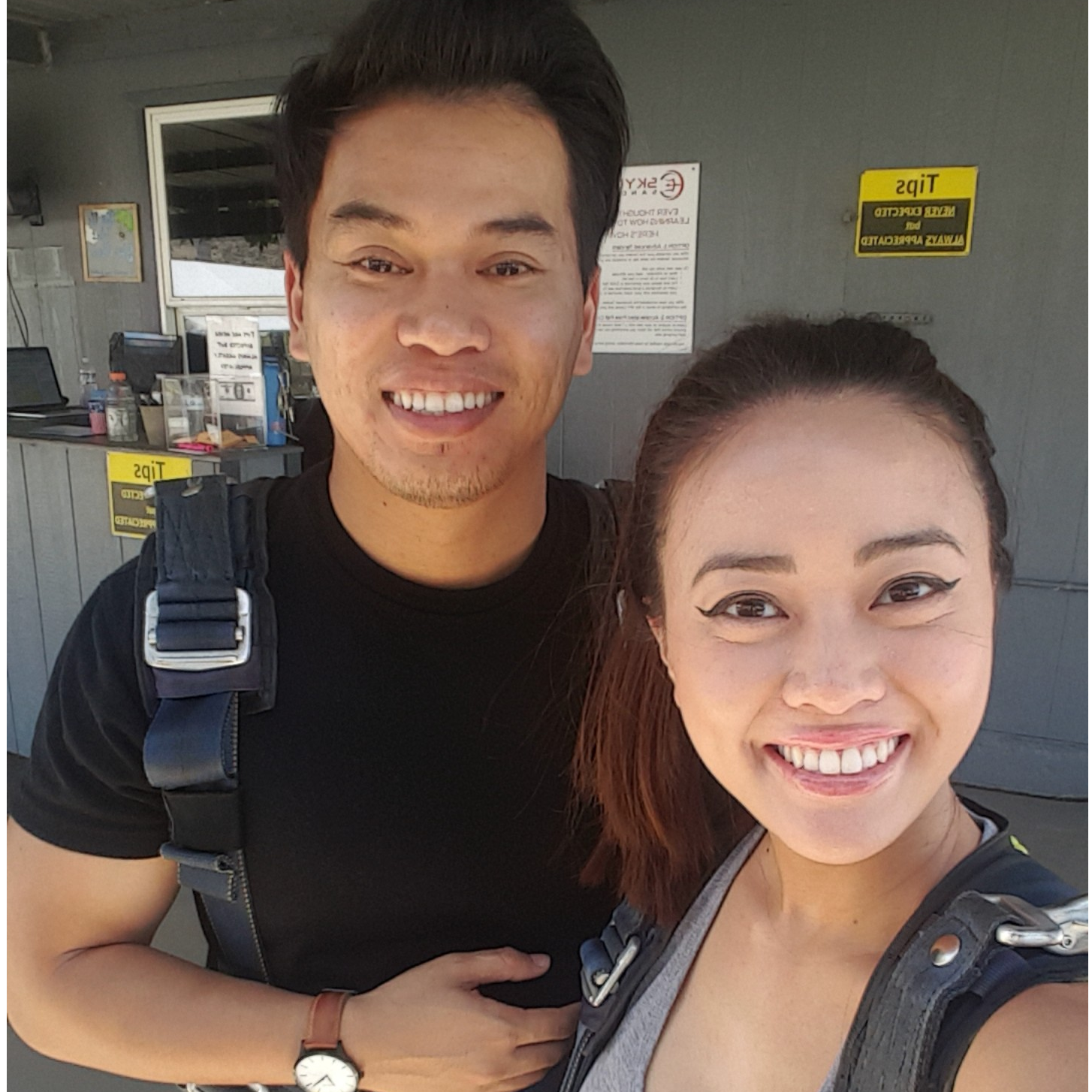 Skydiving for our 7 year anniversary! - June 2017