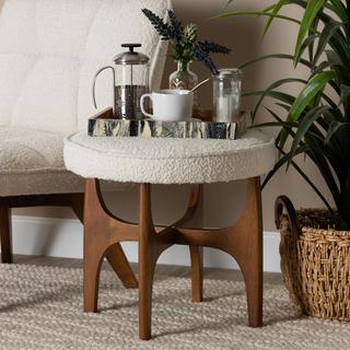 Theo Japandi Boucle Ottoman