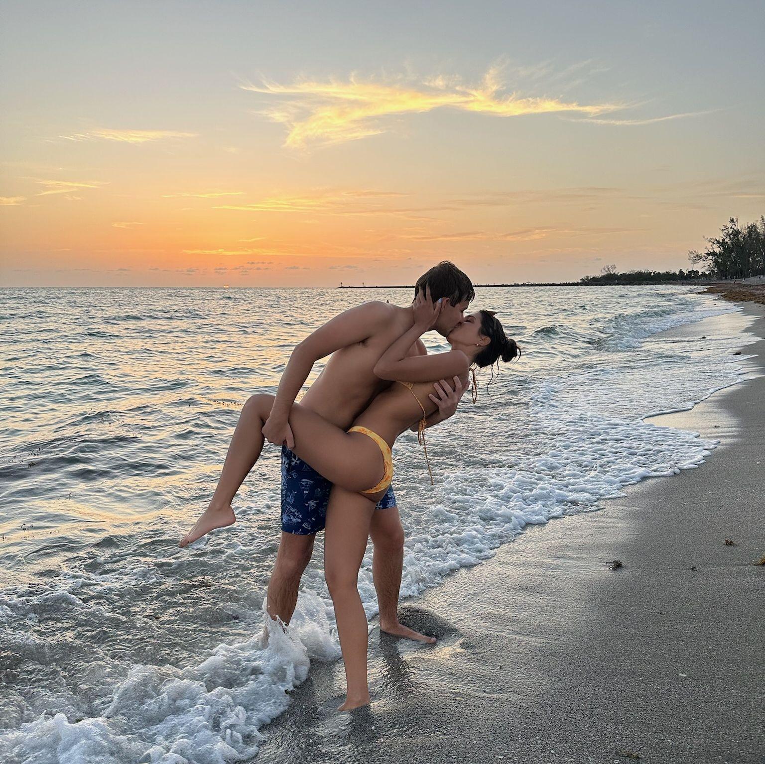 June 2025: Annual Venice beach kissing picture!