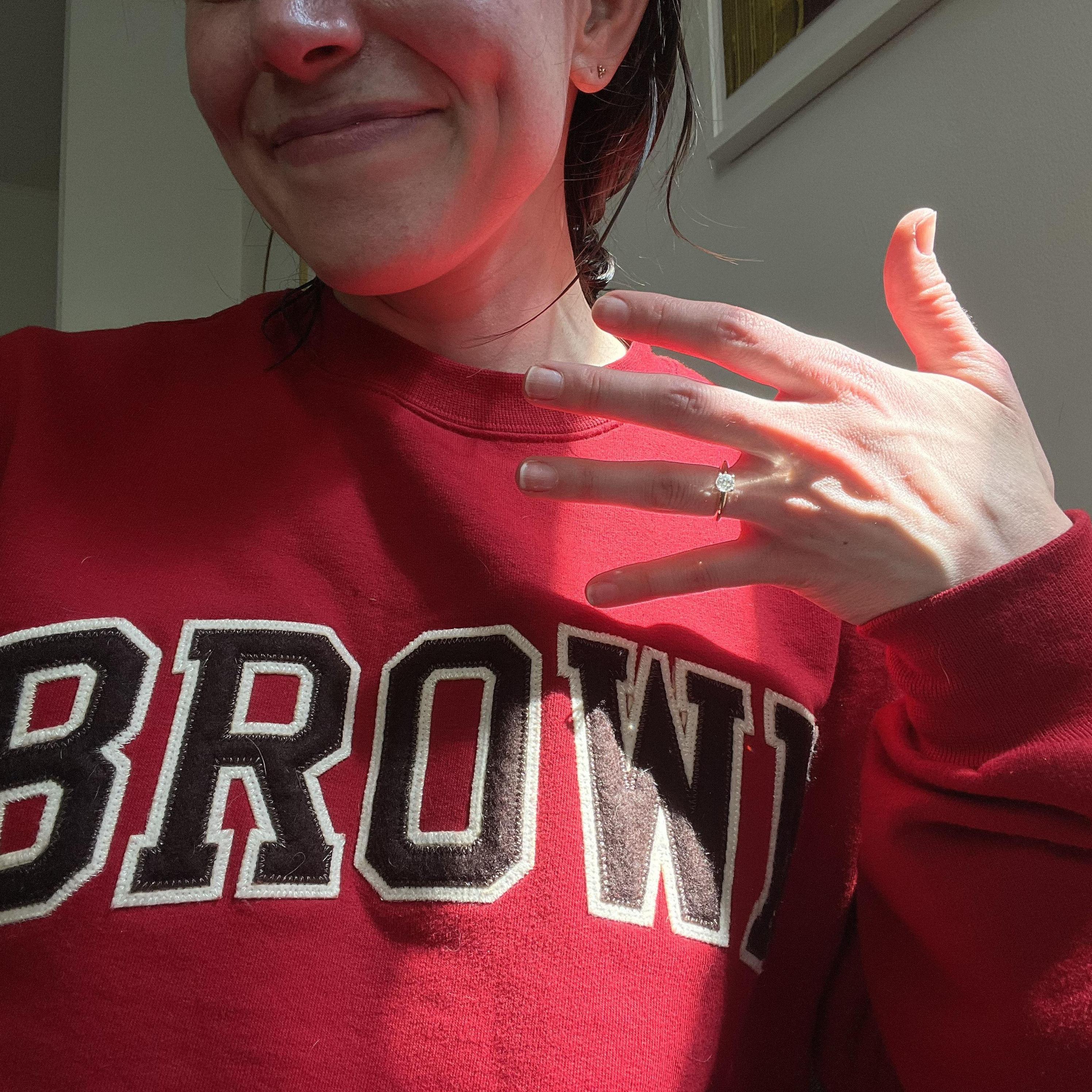 The nails are a giveaway at how surprised Sam was