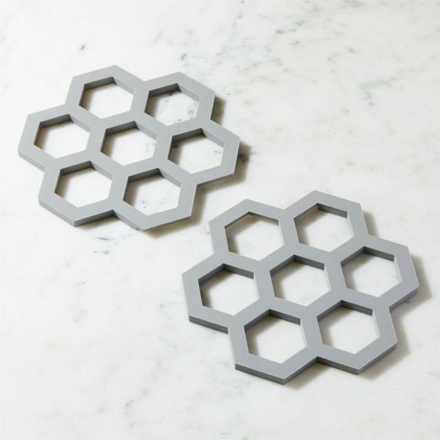 Interlocking Silicone Trivets (Set of 2)