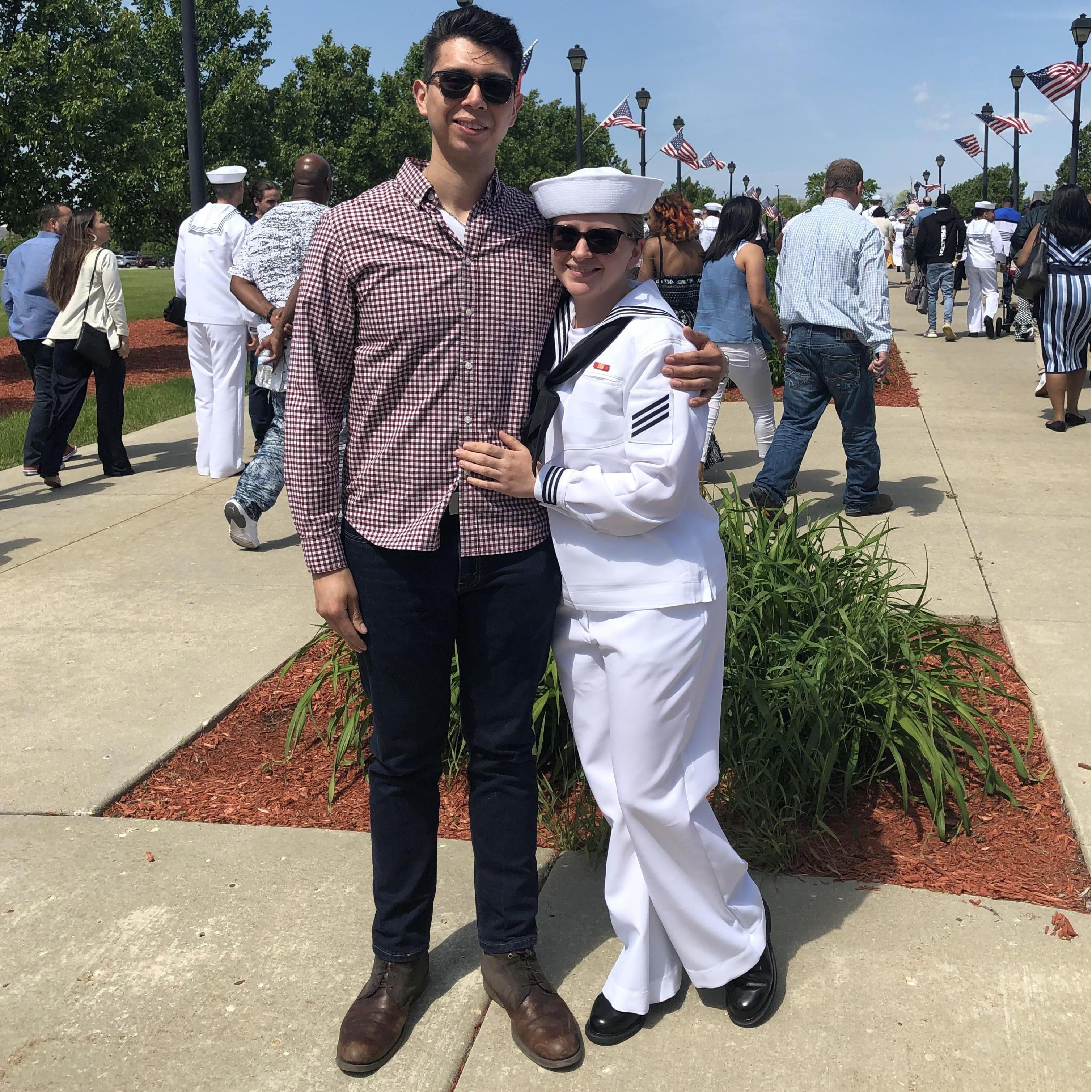 Navy graduation-Great Lakes, Illinois