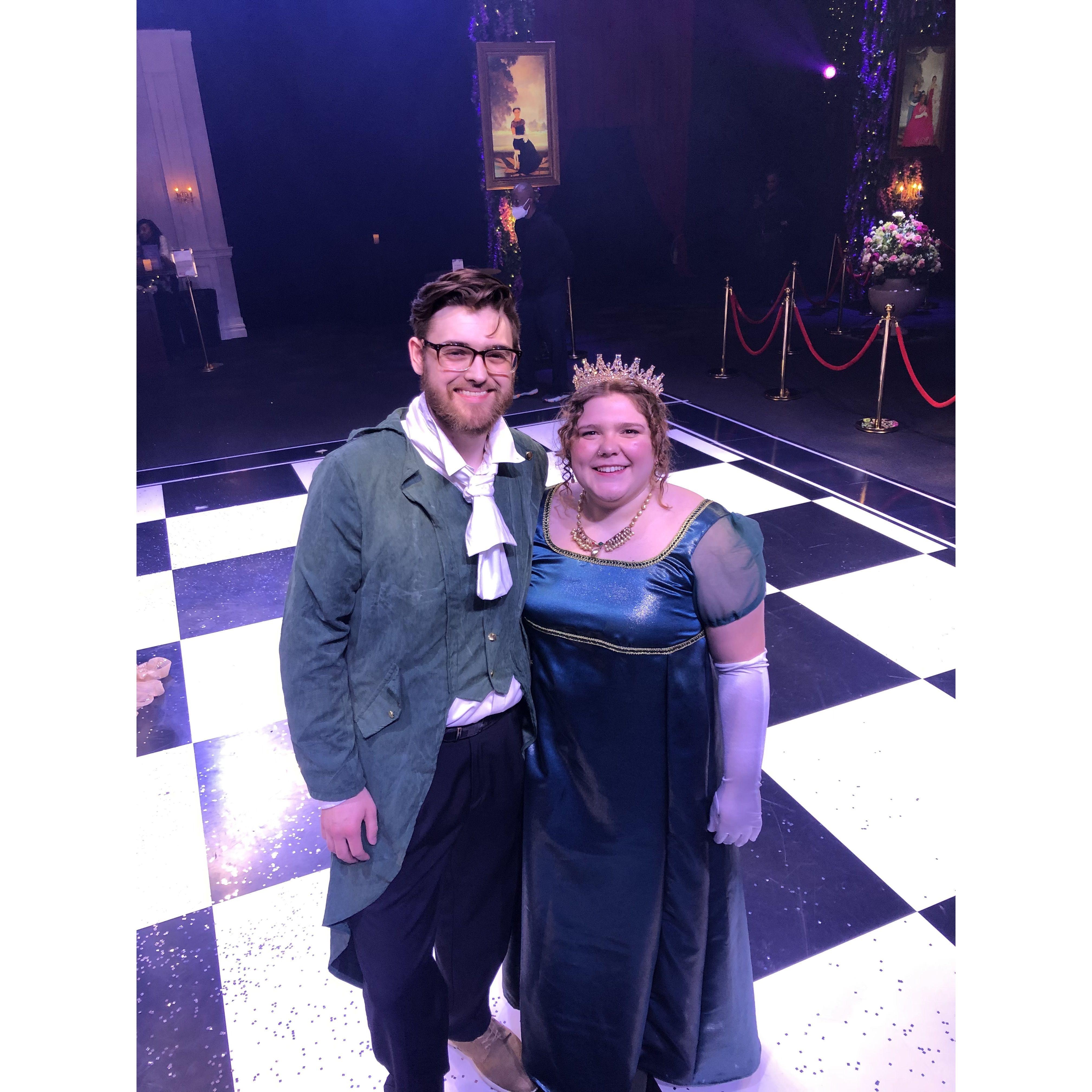 Lord and Lady at the Bridgerton Ball