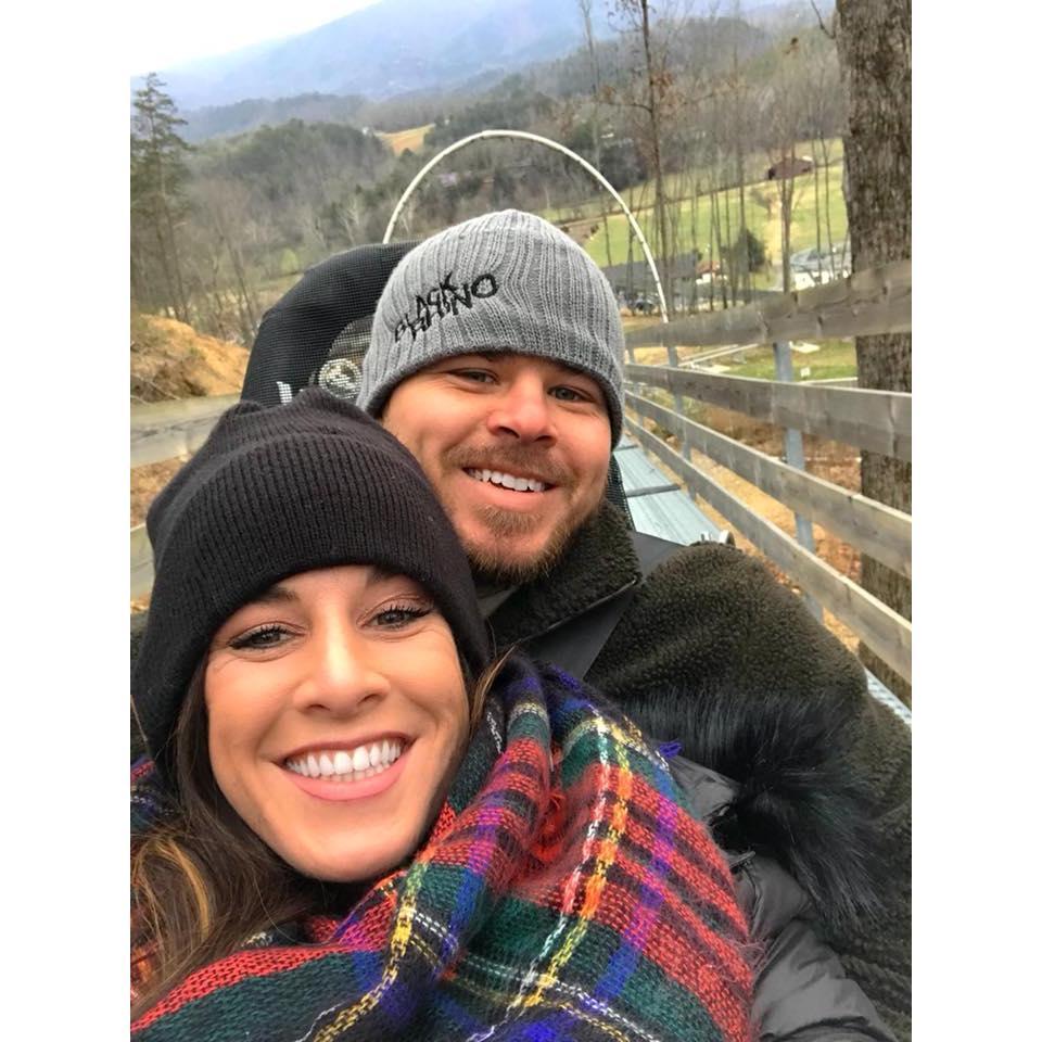 One of our favorite memories together! Mountain coaster in Tennessee - Dec. 2017