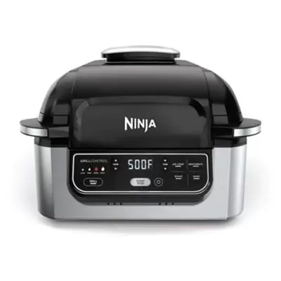 Ninja® Foodi™ 5-in-1 Indoor Grill with Air Fryer in Black/Stainless Steel