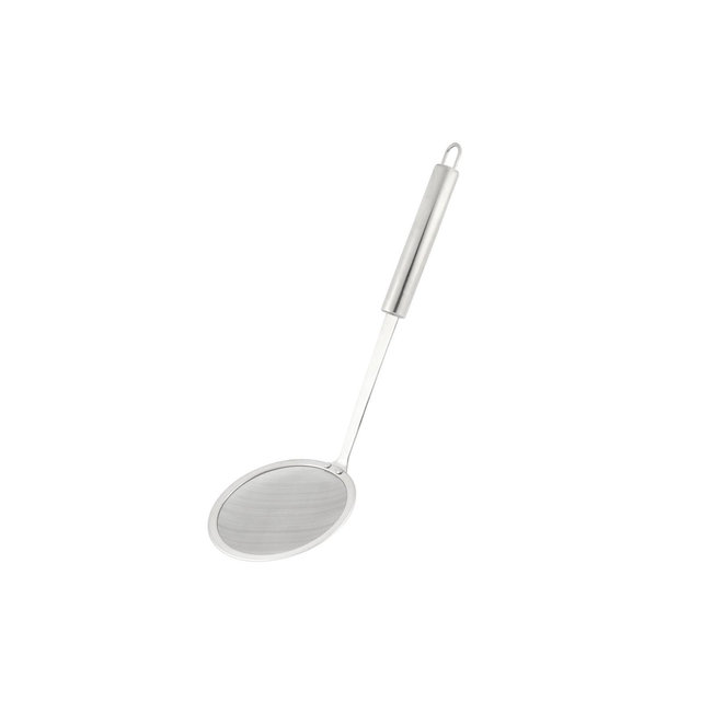 Unique Bargains Kitchen Stainless Steel Fine Wire Mesh Strainer Skimmer Ladle 10cm Dia