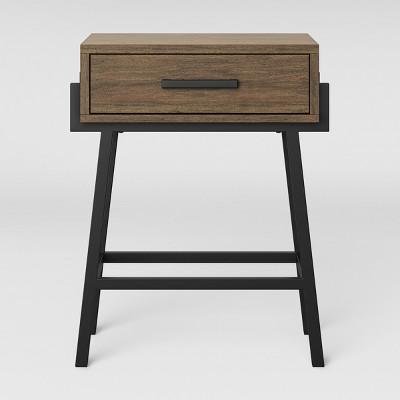 Corinna Angle Leg Side Table Wood - Threshold™