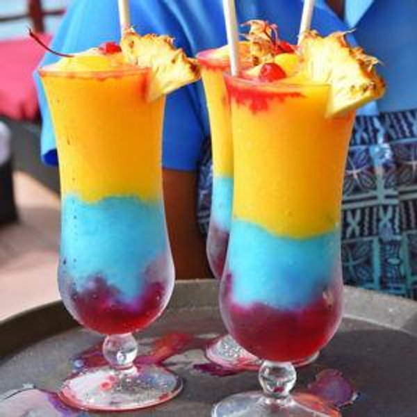 A Round of Tropical Drinks
