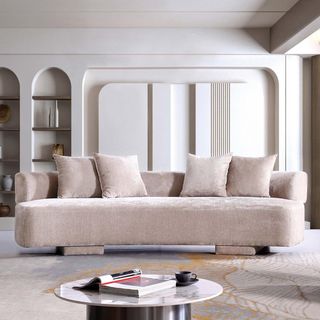 Verandah Modern Chenille Extra Large Sofa