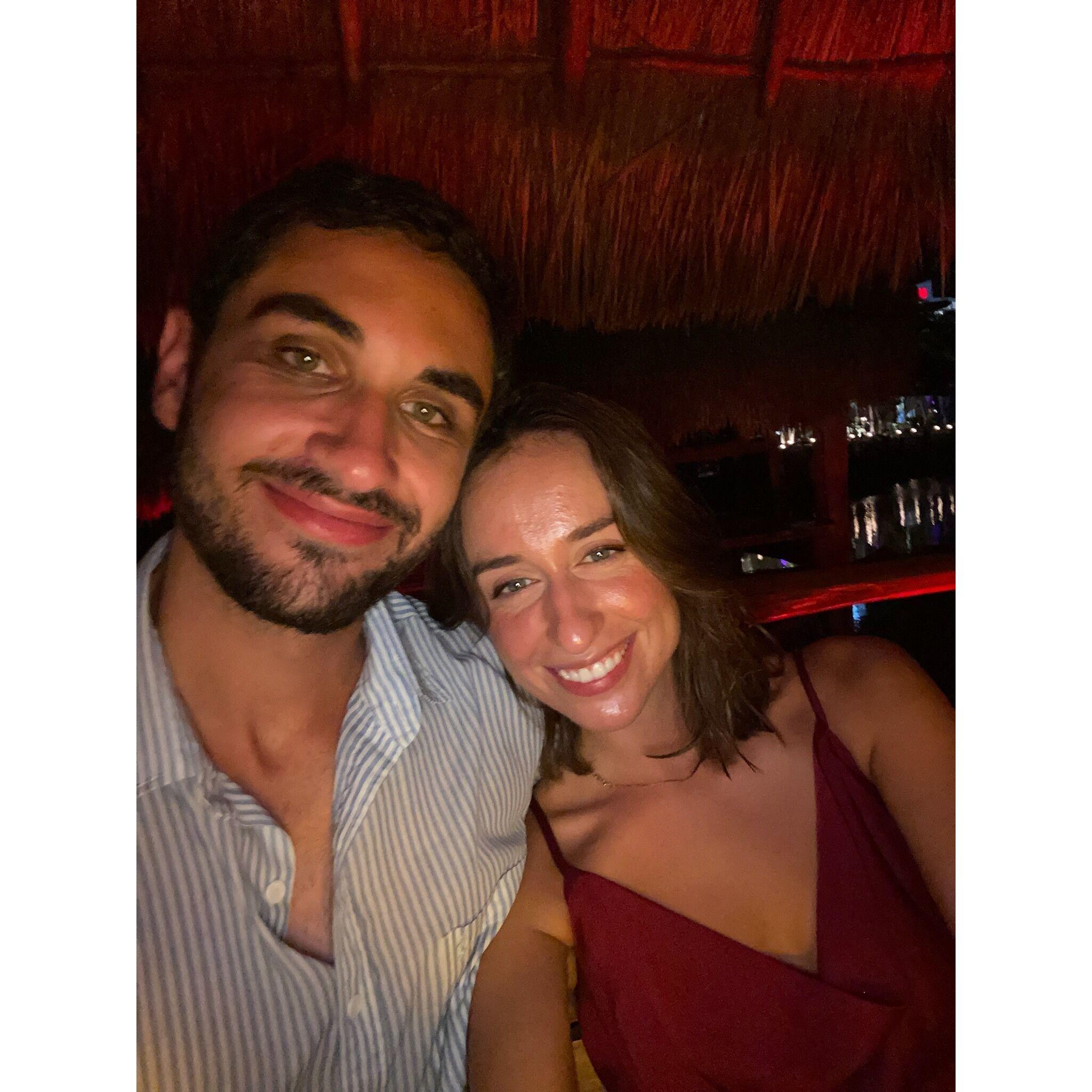 Unique thai dinner in Cancun.