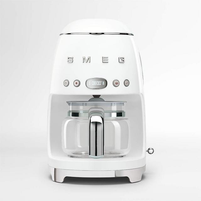 Smeg White Drip Coffee Maker